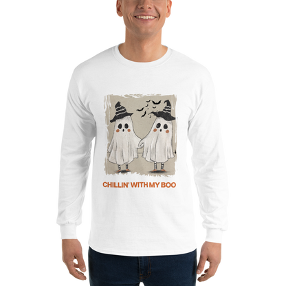 Chillin' with my Boo Unisex Long Sleeve Shirt