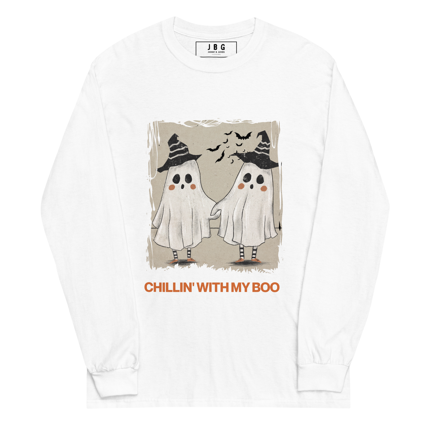 Chillin' with my Boo Unisex Long Sleeve Shirt