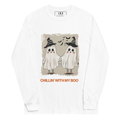 Chillin' with my Boo Unisex Long Sleeve Shirt