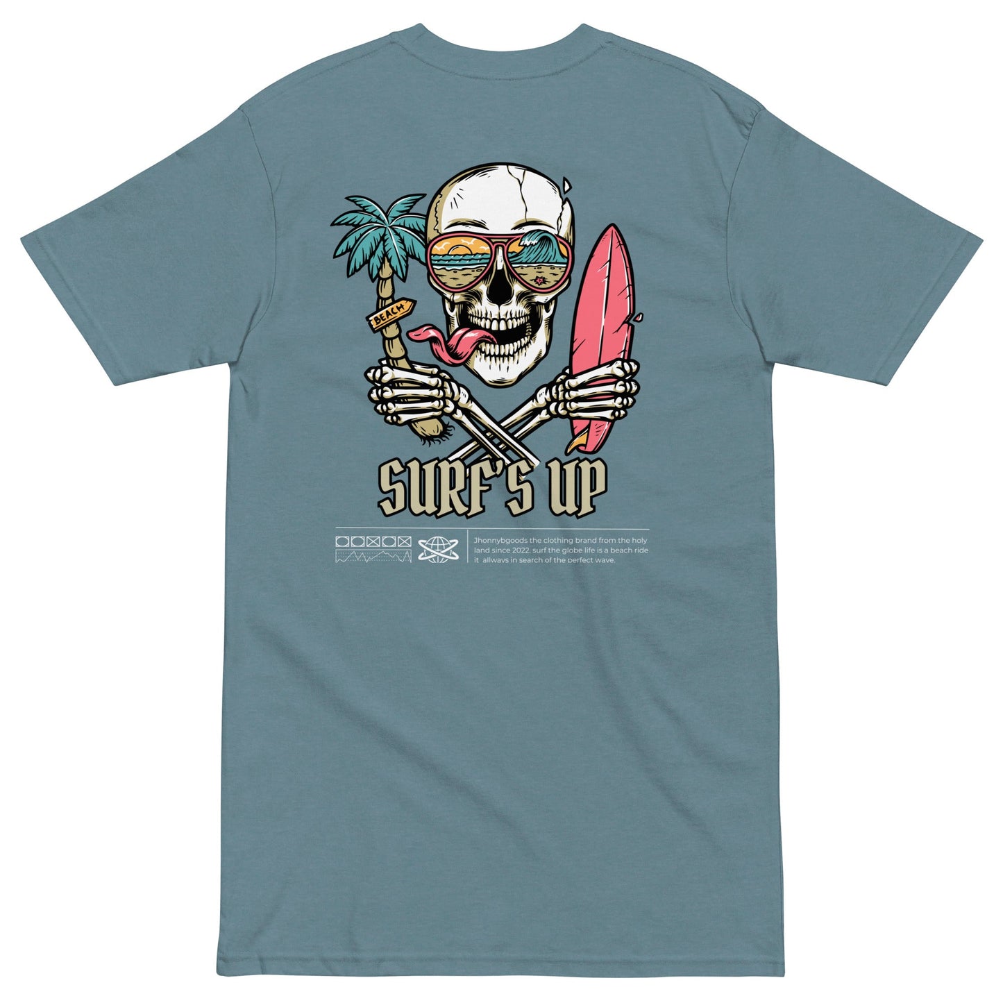 Surf's Up Women’s premium heavyweight tee