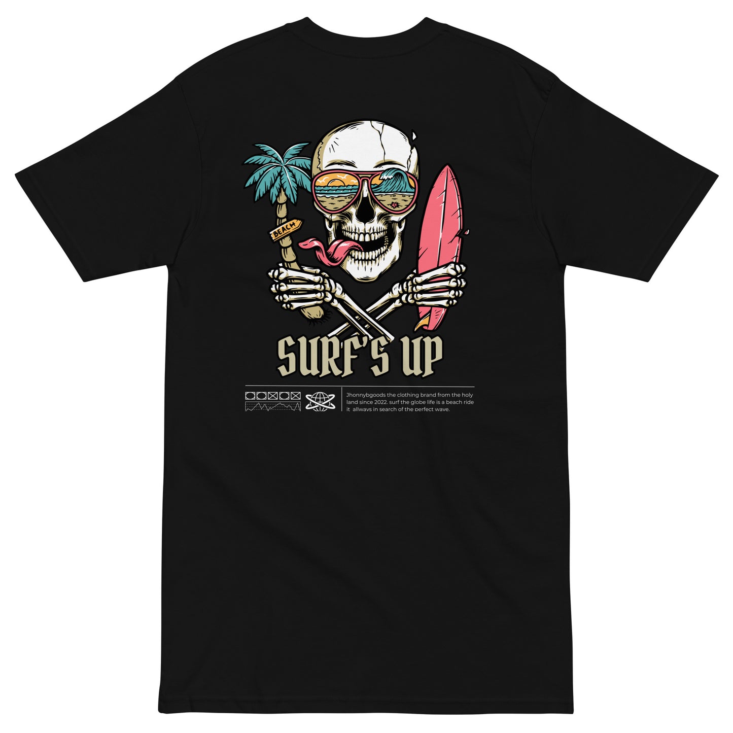 Surf's Up Men’s premium heavyweight tee