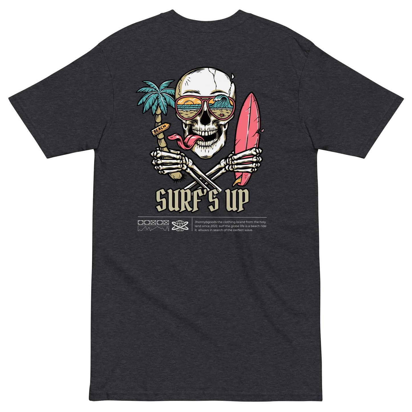 Surf's Up Women’s premium heavyweight tee