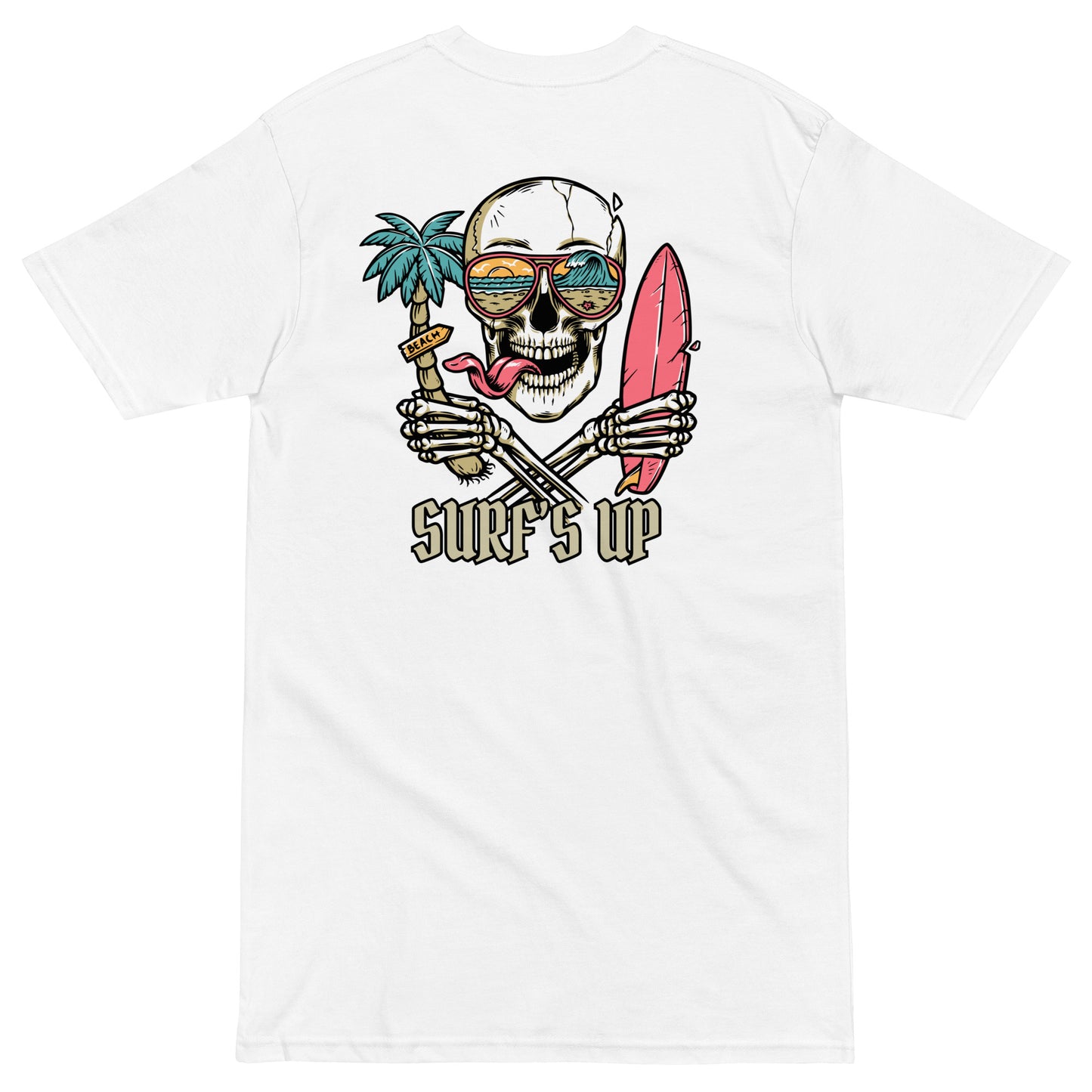 Surf's Up Men’s premium heavyweight tee