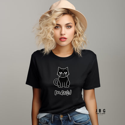 Meow Short sleeve t-shirt