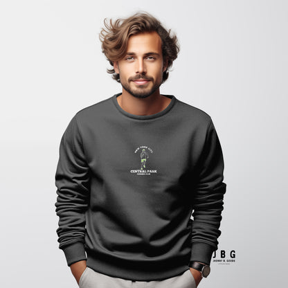 New York Central Park Running Club Embroidered men Sweatshirt