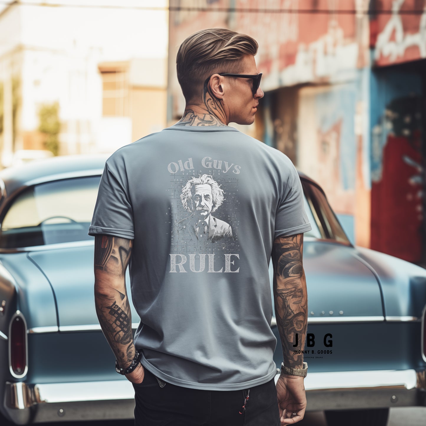 Old Guys Rule garment-dyed heavyweight t-shirt