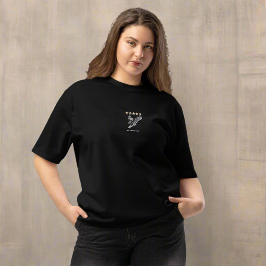 Live Free Womens Oversized heavyweight t-shirt