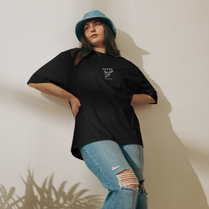 Live Free Womens Oversized heavyweight t-shirt