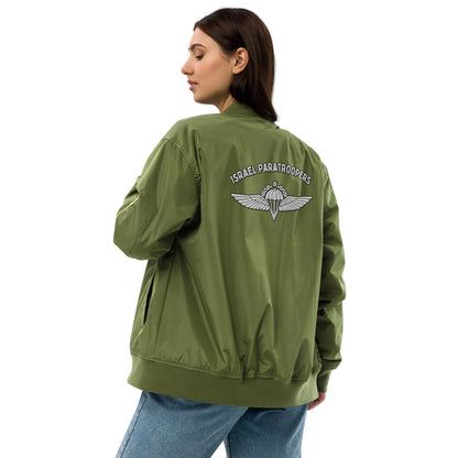 IDF Paratroopers Premium recycled bomber jacket