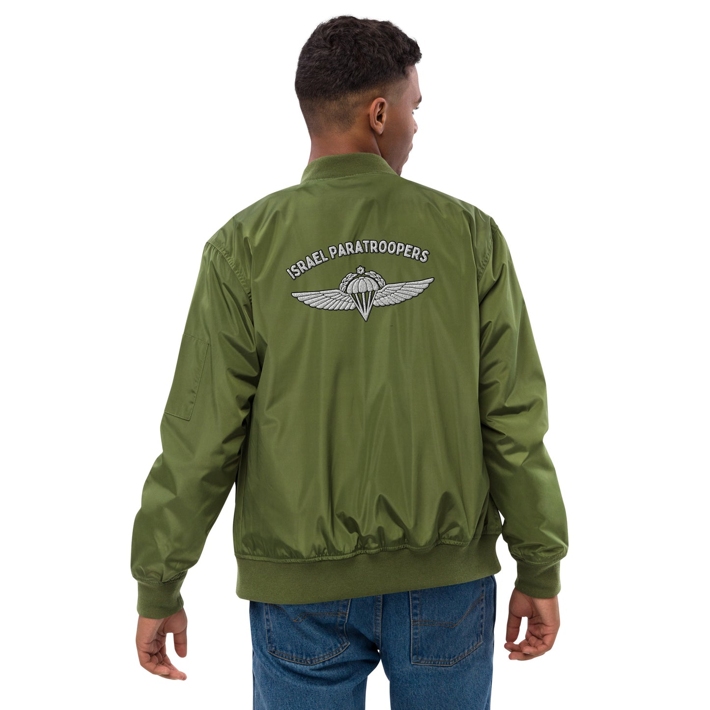 IDF Paratroopers Premium recycled bomber jacket