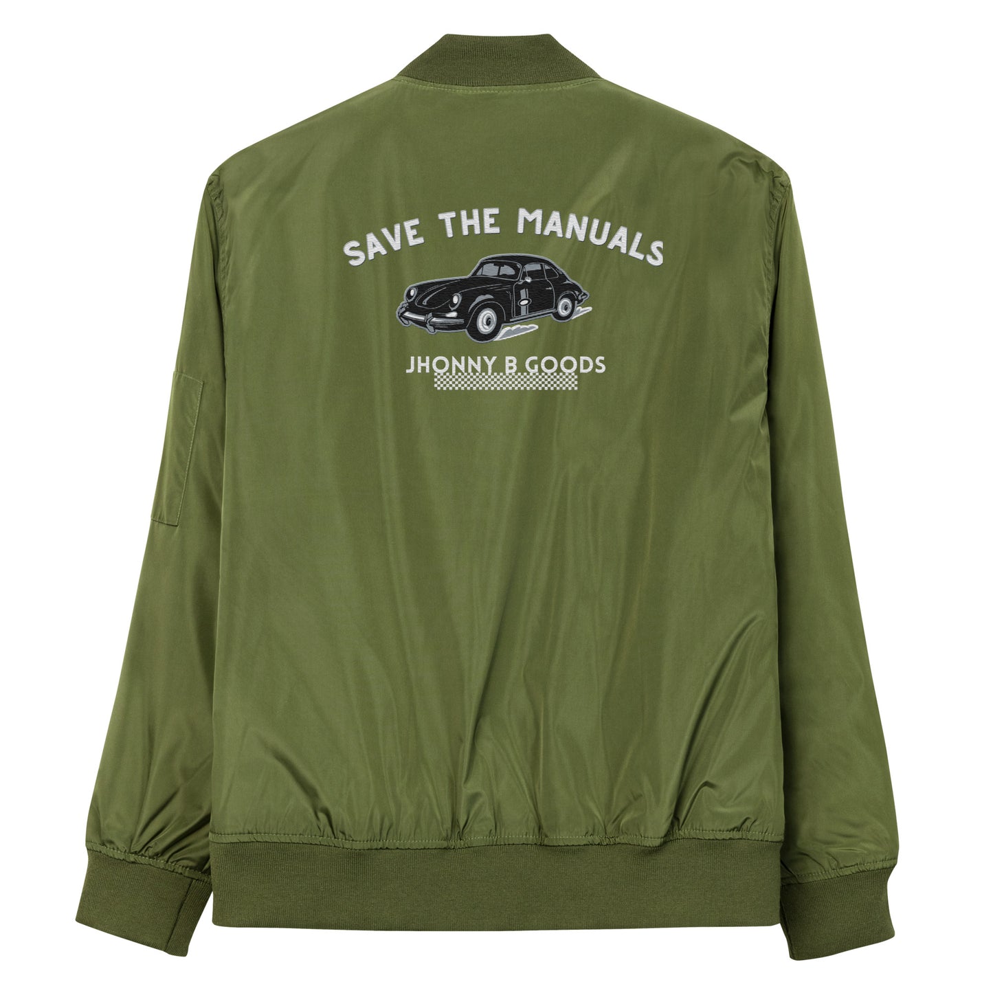 Save The Manuals Premium recycled bomber jacket