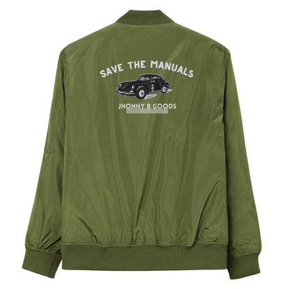 Save The Manuals Premium recycled bomber jacket