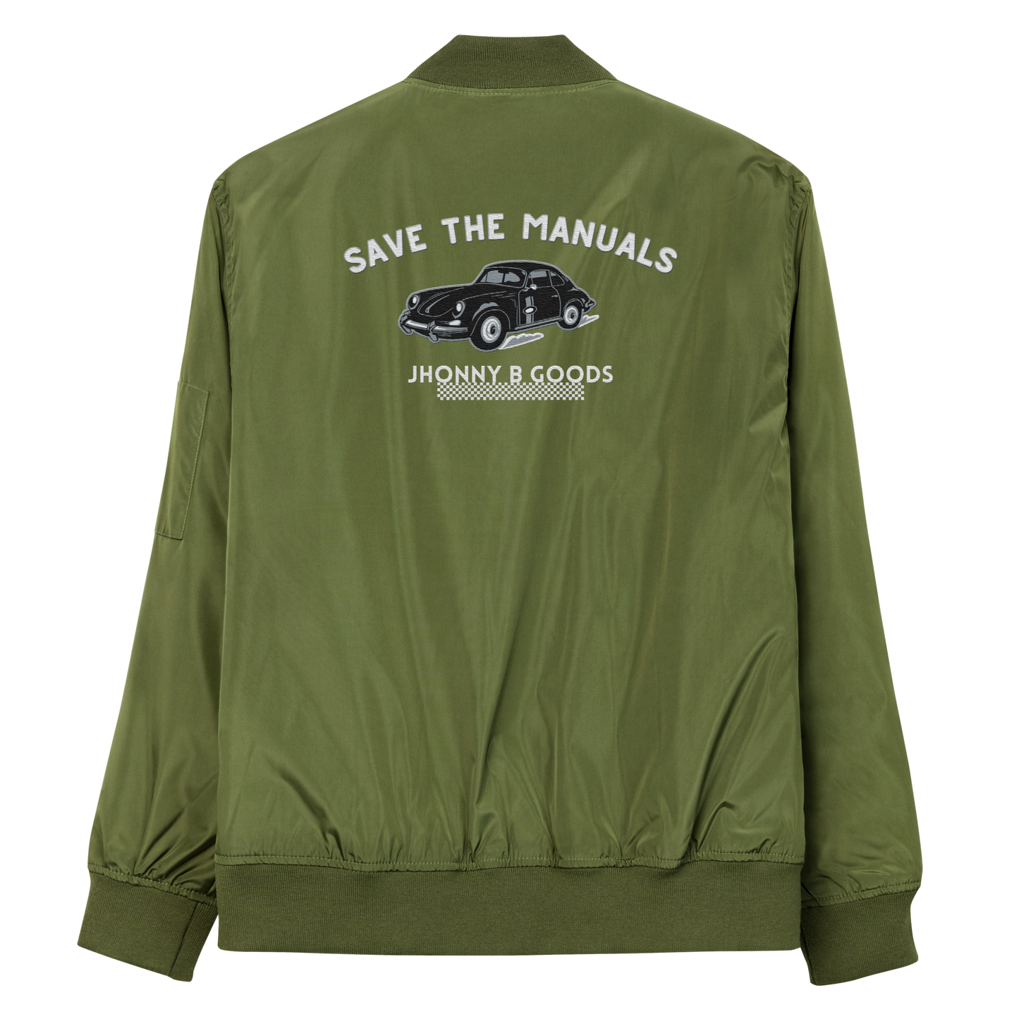 Save The Manuals Premium recycled bomber jacket