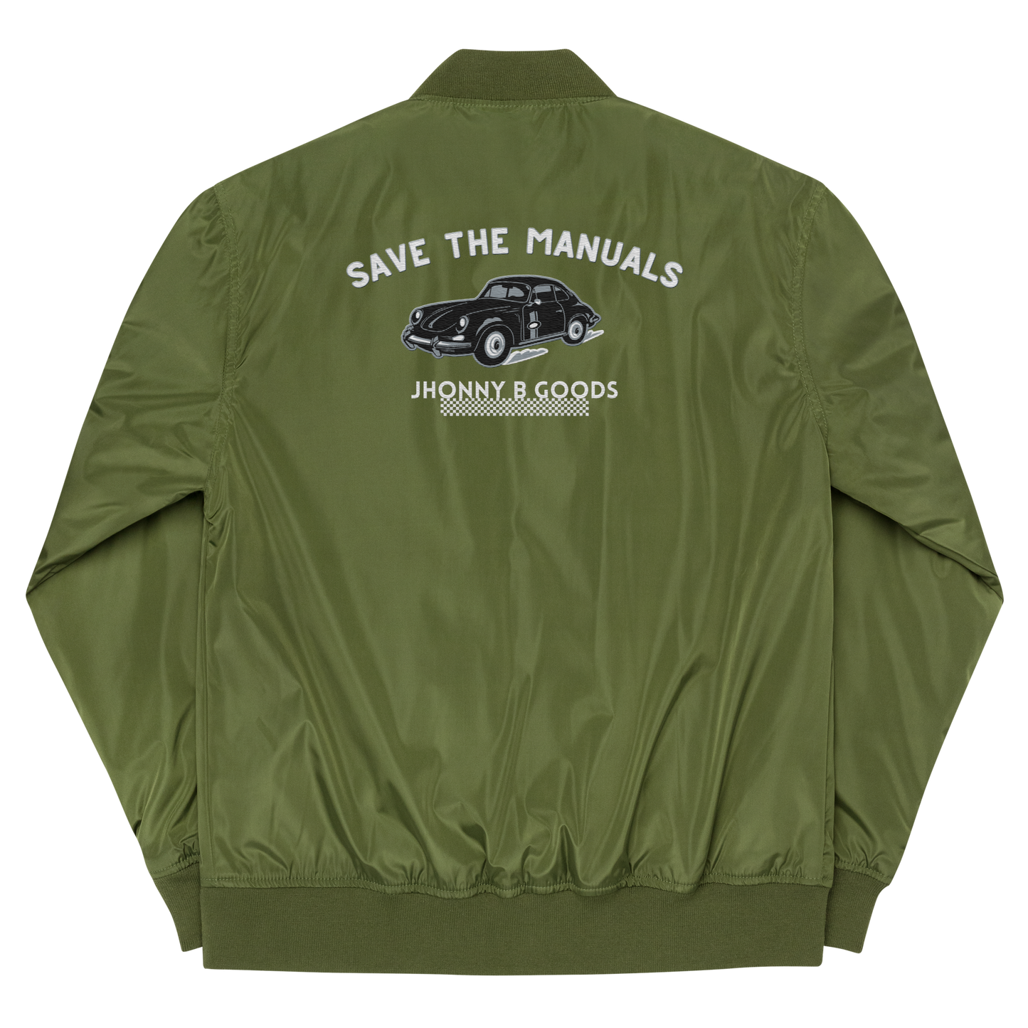 Save The Manuals Premium recycled bomber jacket