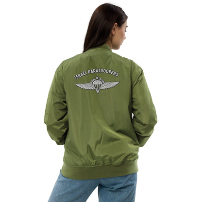 IDF Paratroopers Premium recycled bomber jacket