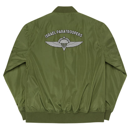 IDF Paratroopers Premium recycled bomber jacket