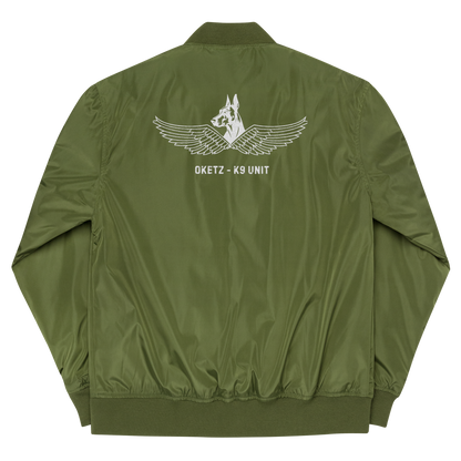 Oketz IDF k-9 Unit men's Premium recycled bomber jacket