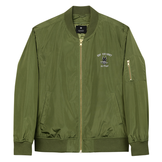 Oketz IDF k-9 Unit men's Premium recycled bomber jacket