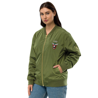 IDF Paratroopers Premium recycled bomber jacket