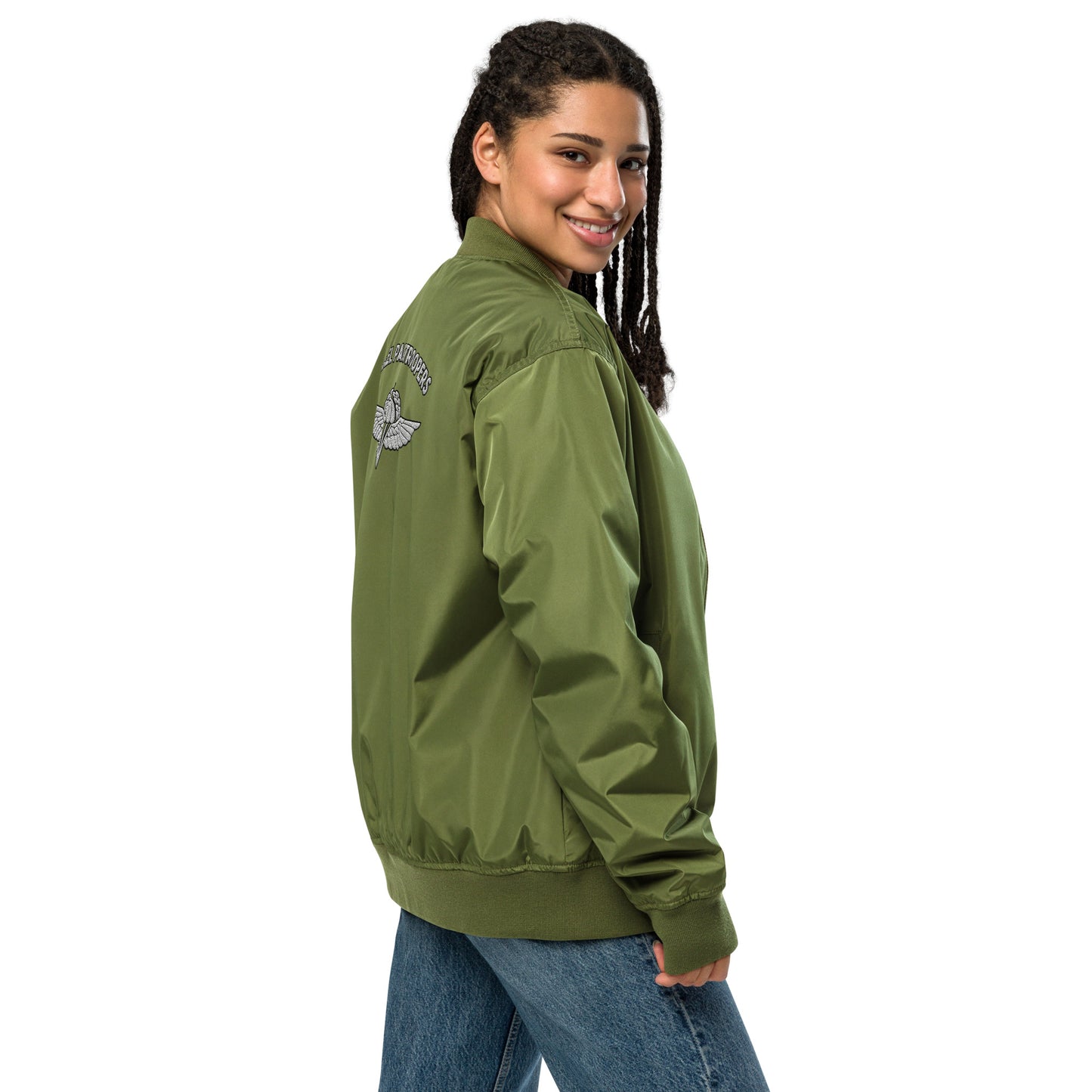 IDF Paratroopers Premium recycled bomber jacket