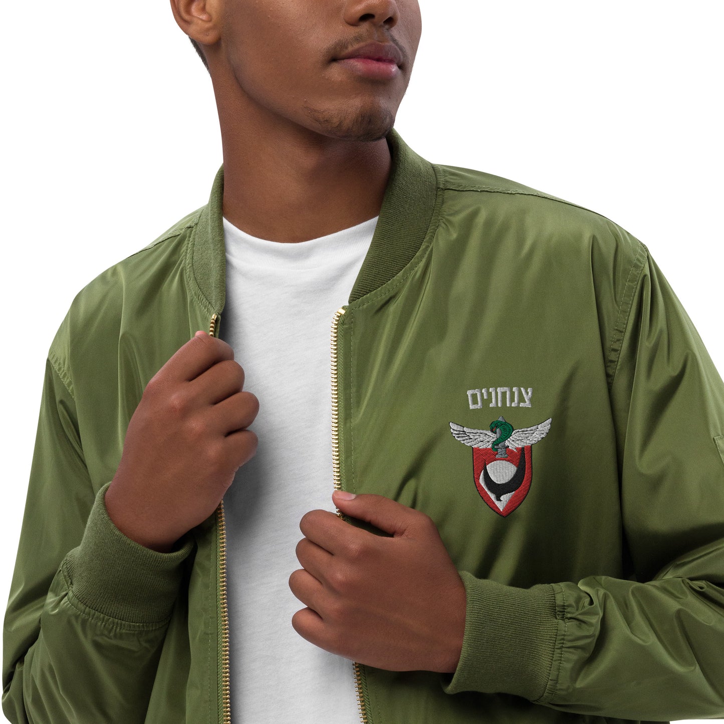 IDF Paratroopers Premium recycled bomber jacket