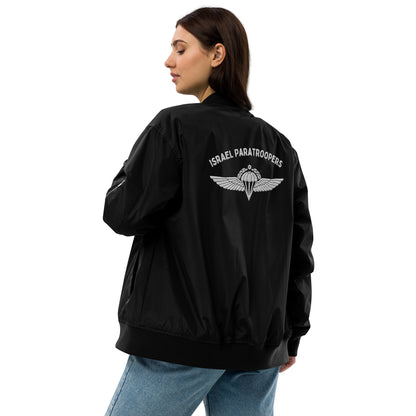 IDF Paratroopers Premium recycled bomber jacket