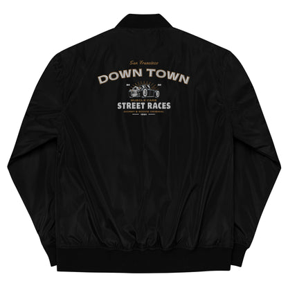 Down Town Racing Premium recycled bomber jacket