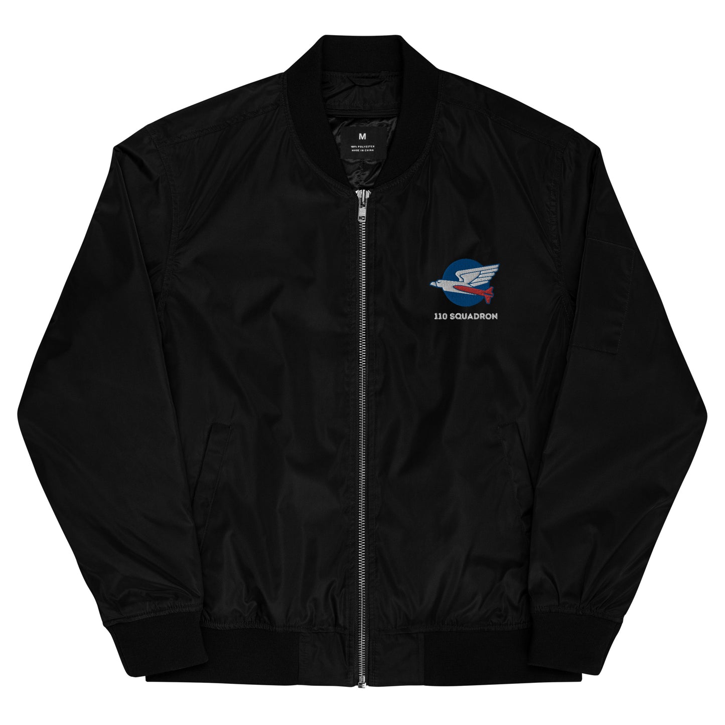 110 f-16 kniths of the north squadron Premium recycled bomber jacket