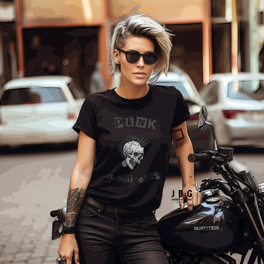 Punk is not dead women's  Short-Sleeve T-Shirt