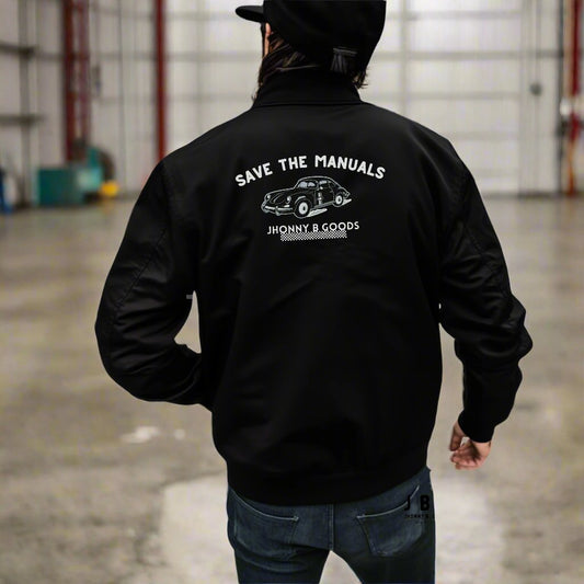 Save The Manuals Premium recycled bomber jacket