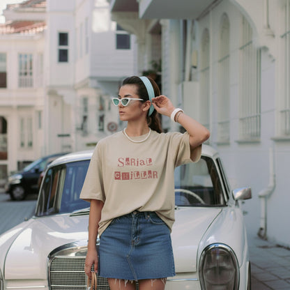Serial Chiller Oversized faded t-shirt