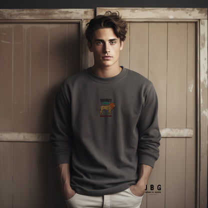 Serengeti Embroidered men Premium Sweatshirt