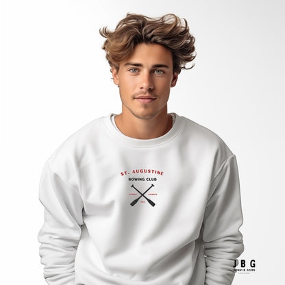 St. Augustine Rowing Club Embroidered  (black) men Premium Sweatshirt