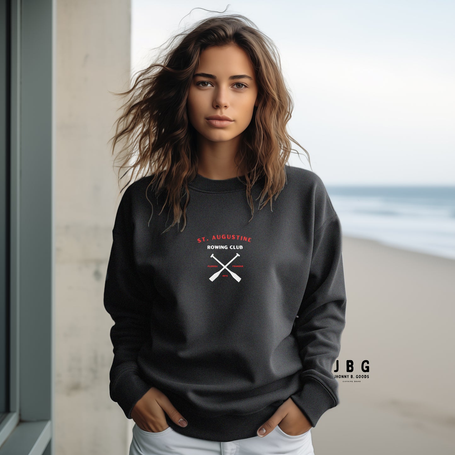 St. Augustine Rowing Club Embroidered women Premium Sweatshirt