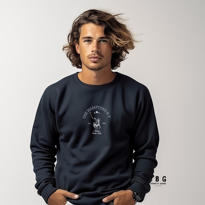 The Hamptons Polo Club Embroidered Unisex Premium Sweatshirt