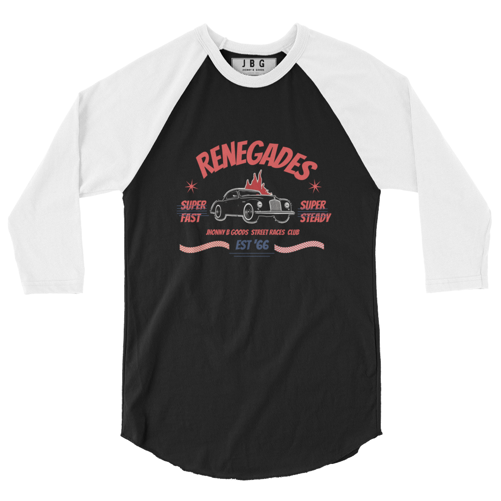 Renegades 3/4 sleeve women's raglan shirt