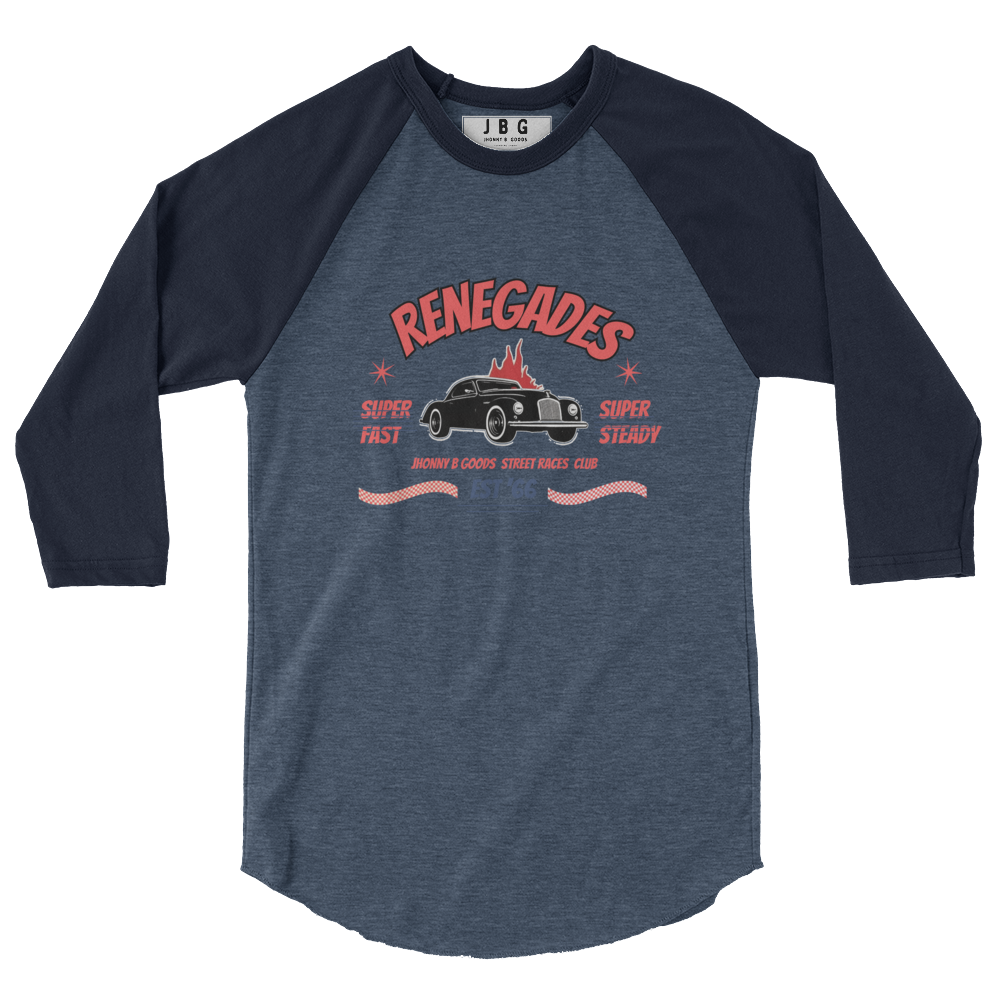 Renegades 3/4 sleeve women's raglan shirt