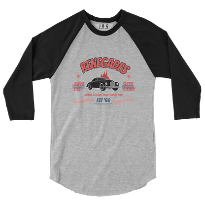 Renegades 3/4 sleeve women's raglan shirt