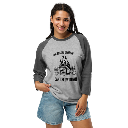 Cant Slow Down womens 3/4 sleeve raglan shirt