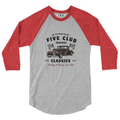 Five Club men's 3/4 sleeve raglan shirt