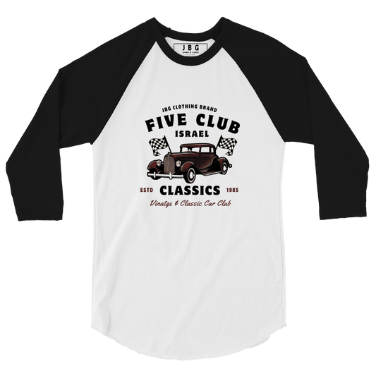 Five Club men's 3/4 sleeve raglan shirt