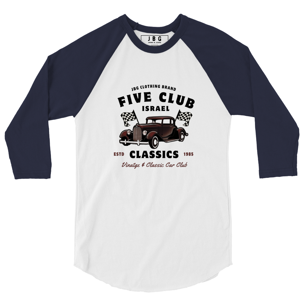 Five Club men's 3/4 sleeve raglan shirt