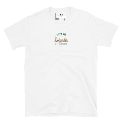 Meet Me In The Desert embroiderd Short-Sleeve womens T-Shirt