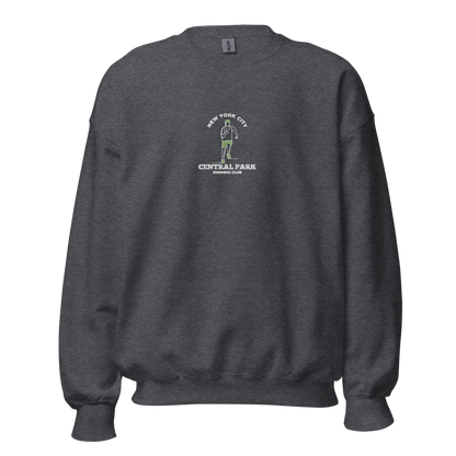 New York Central Park Running Club Embroidered men Sweatshirt