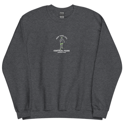 New York Central Park Running Club Embroidered men Sweatshirt