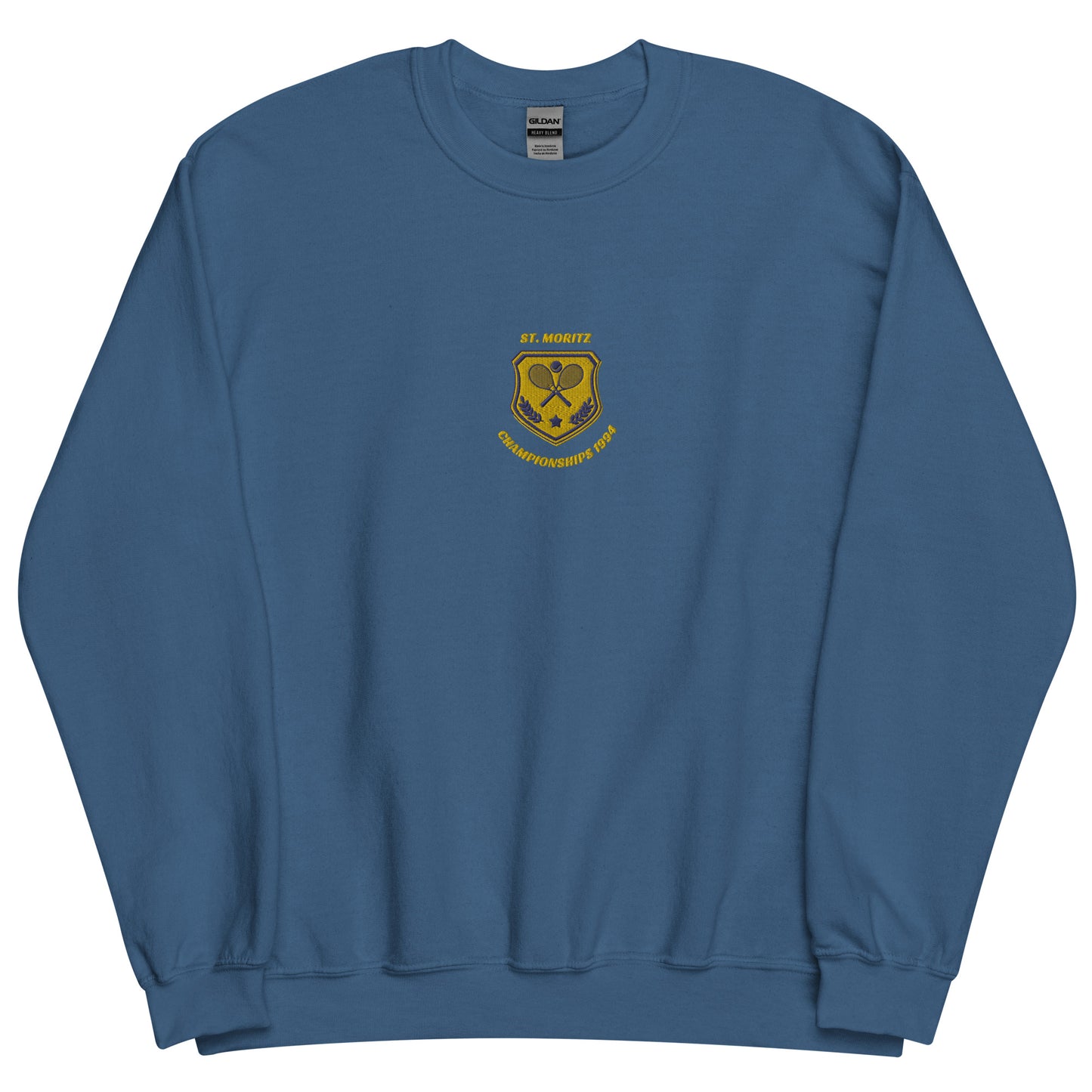 St. Moritz Tennis Embroidered Men Sweatshirt