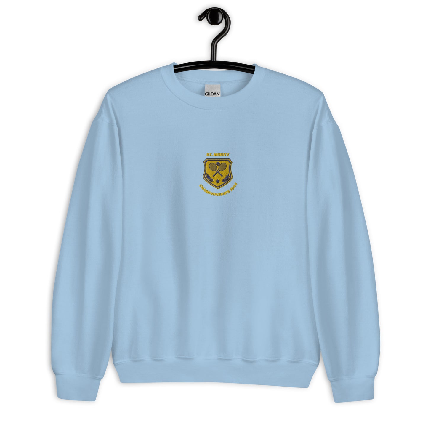 St. Moritz Tennis Embroidered Men Sweatshirt