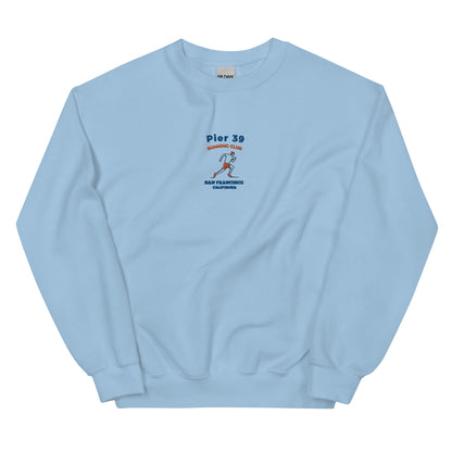 Pier39 Running Club embroidered Light colors Unisex Sweatshirt