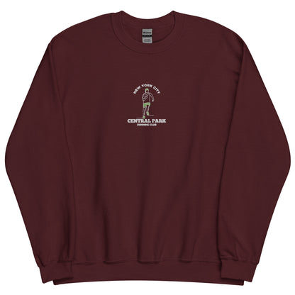 New York Central Park Running Club Embroidered men Sweatshirt