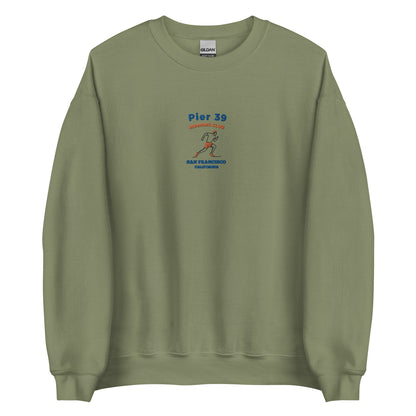 Pier39 Running Club embroidered Light colors Unisex Sweatshirt